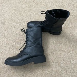 Vince leather booties